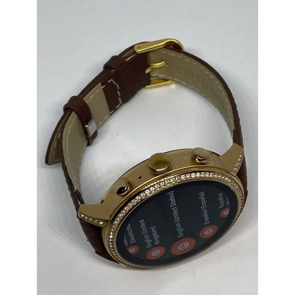 Fossil Gen 4 Authentic Digital Dial Smart Watch Custom Band FTW6011 AB579